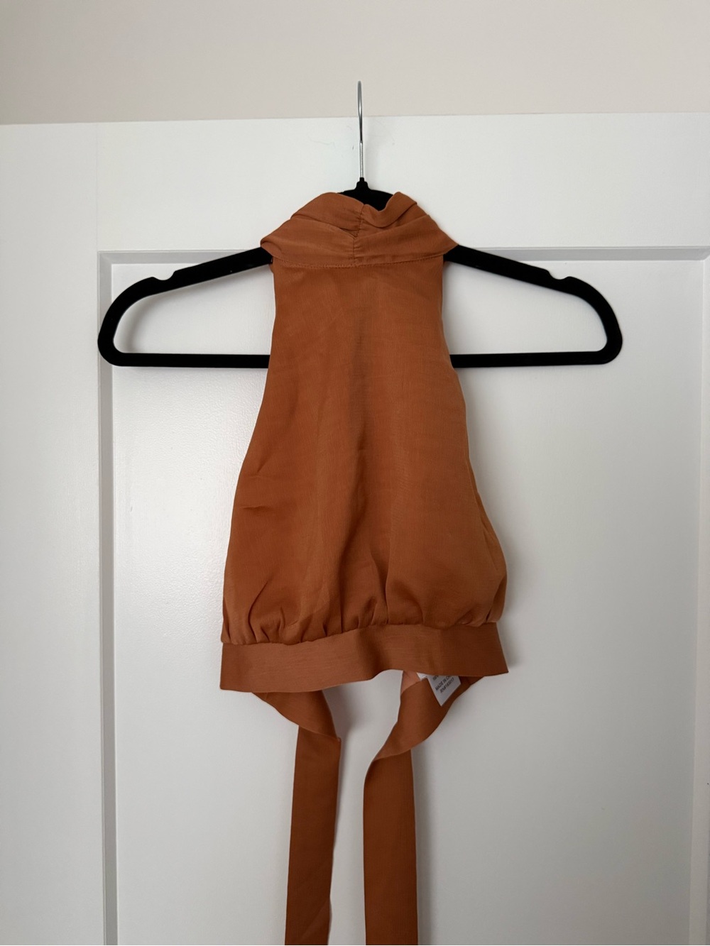 Princess Polly Rust Halter Crop Camisole